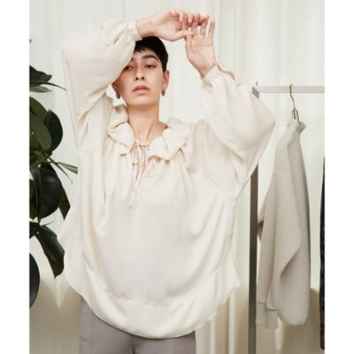 Whim Gazette(ウィム ガゼット)の【THE PAUSE】トロギャザーブラウス