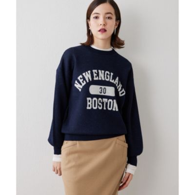 Whim Gazette(ウィム ガゼット)のジャカードロゴニット通販 | 集英社