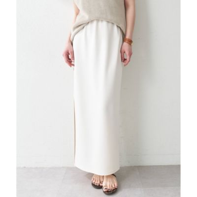 Whim Gazette(ウィム ガゼット)のカットジョーゼットスリットスカート