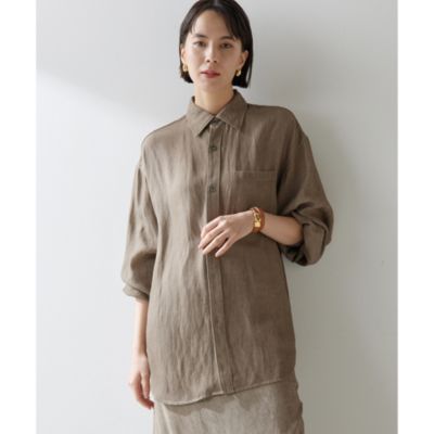 Whim Gazette(ウィム ガゼット)のツイル顔料染めオーバーシャツ通販