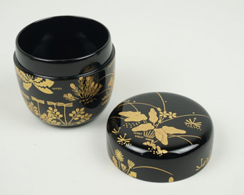 表用】春の野蒔絵大棗（了々斎好写）宗景作 | 茶道具通販専門店 ふげつ工房