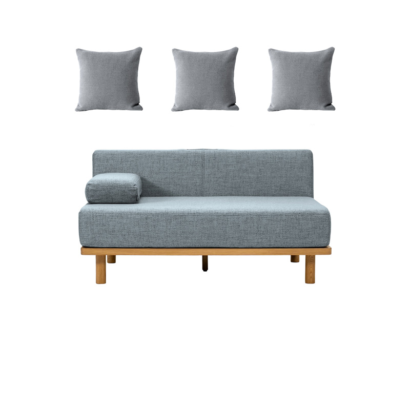 クッションでくつろぐソファ セミワイド - オーナーとペットの境界の