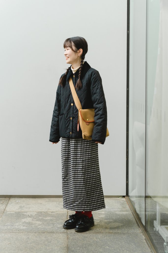 Barbour（バブアー）》とチェック柄を相棒に。自分らしく紡ぐ、冬の