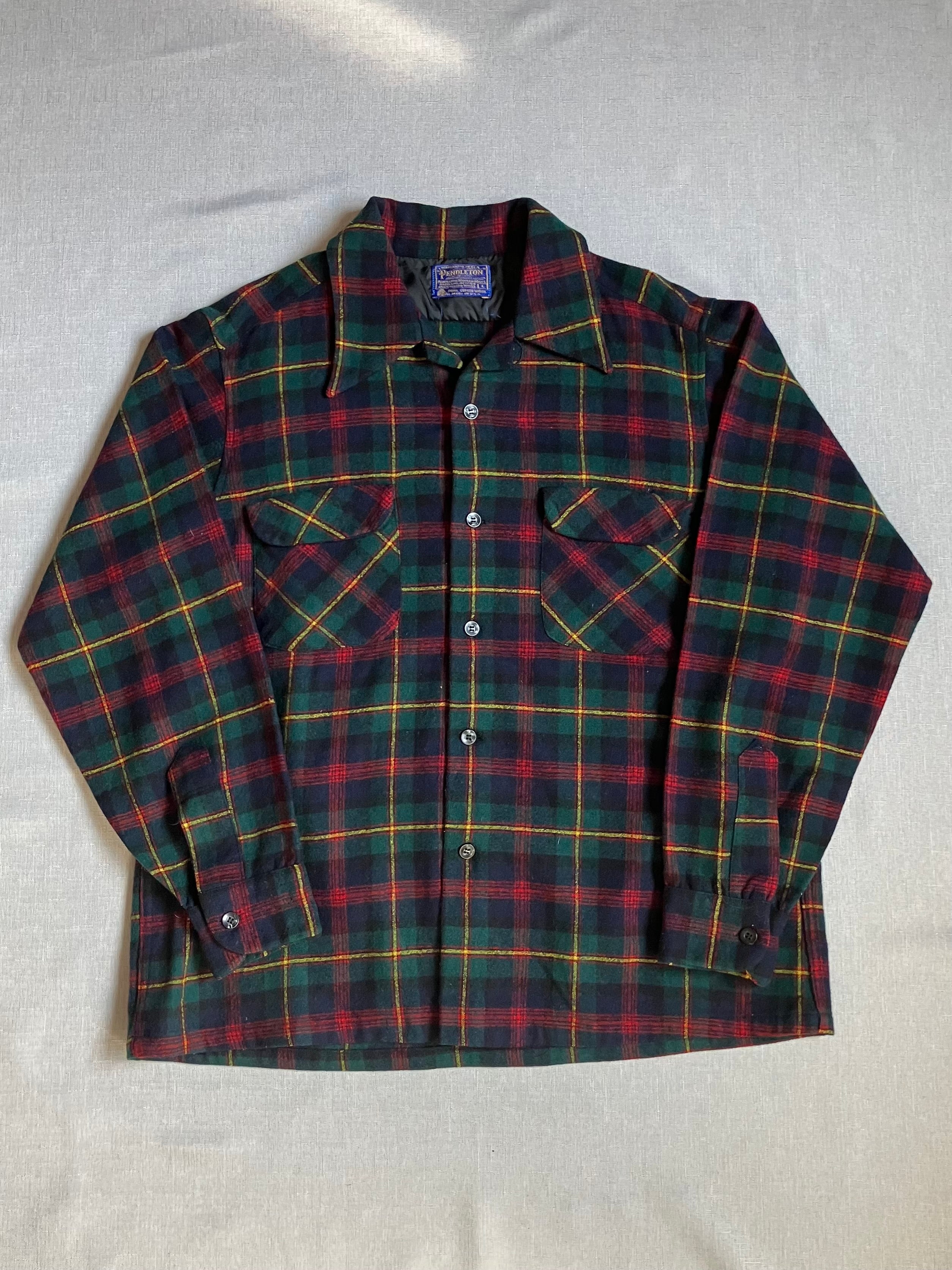 70's PENDLETON USA製 ウールチェックシャツ – FUJI STORE