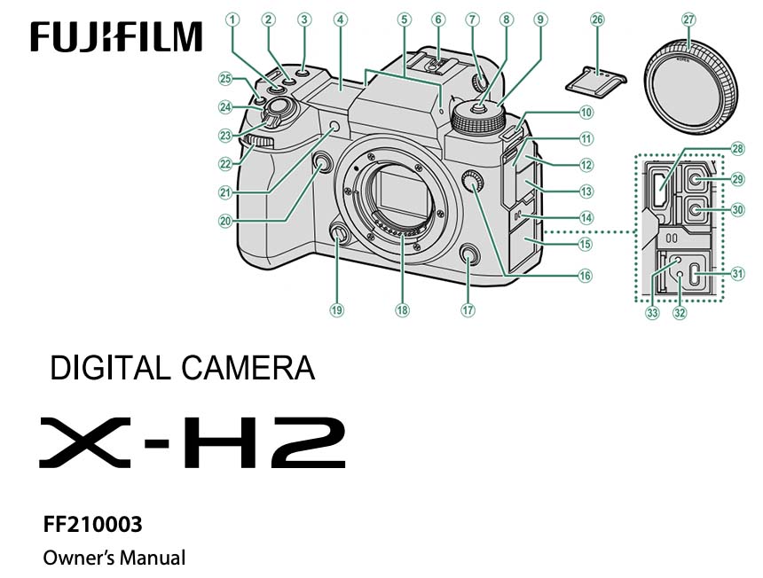 Fujifilm X-H2 Manual Now Available - Fuji Addict