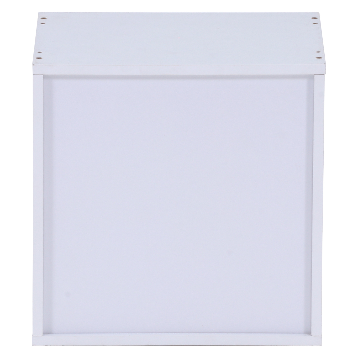 C/D:81907] [セット数:2pcs] キューブボックス 扉付 ホワイト