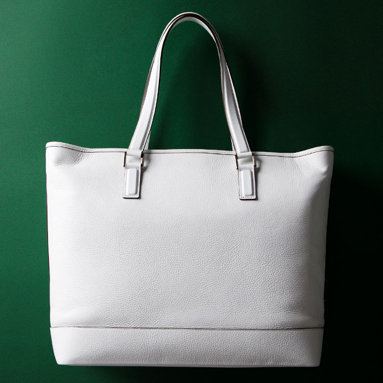 CREEZAN】JETTER ホワイトレザーLargeトート | 藤巻百貨店