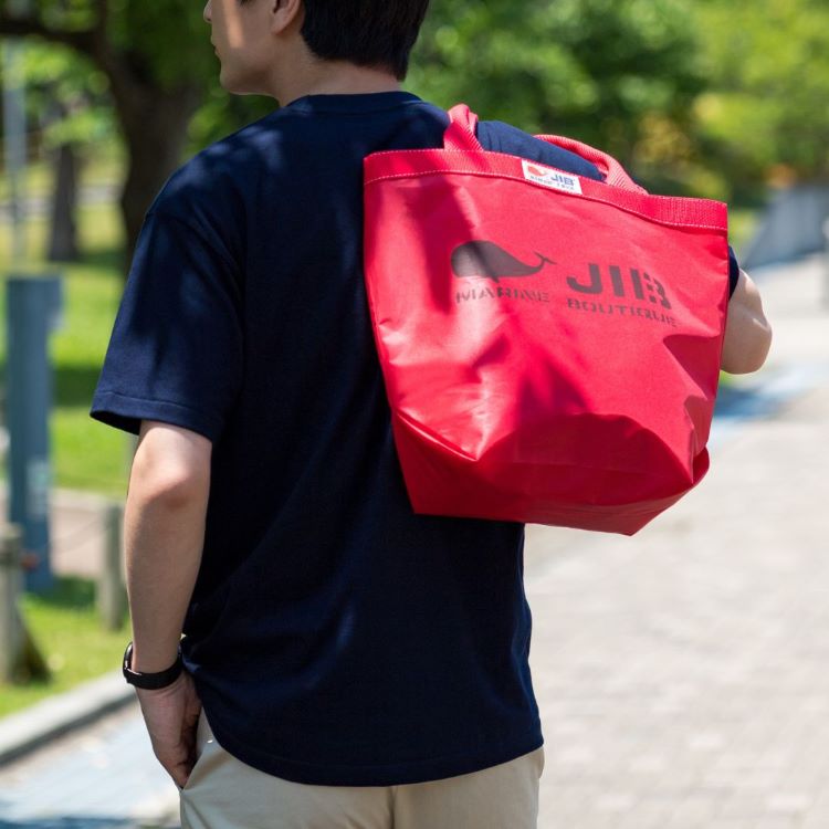 JIB（ジブ）】セイルクロス バケツ型トート BKM | 藤巻百貨店