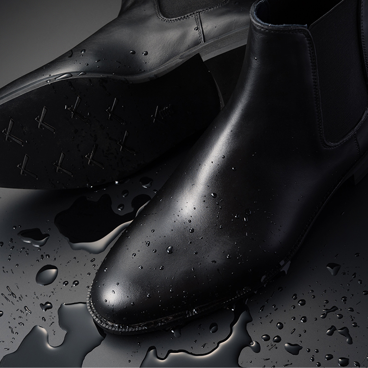 三陽山長】サイドゴアレインブーツ 防水 誠十郎 | 藤巻百貨店