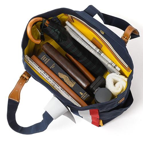 DOUBLELOOP】JOURNEY resort tote “LARGE”「フランス×ネイビー