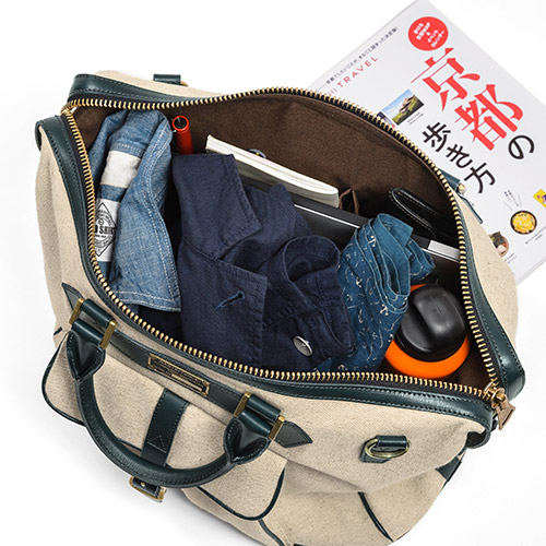 △終売【池之端銀革店】VOYAGER by WASTE TWICE ステアハイド×リネン