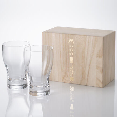 松徳硝子】ビールグラスコレクション「麦酒盃弐客揃」クラフト