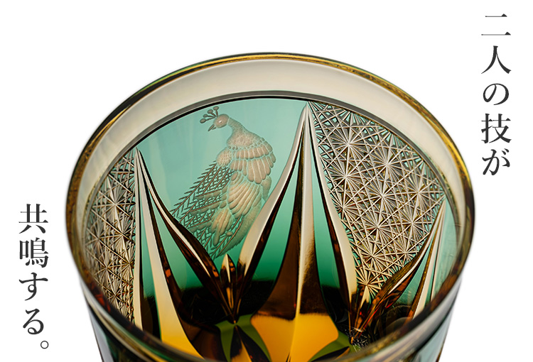 フランスガラス工芸品 手作り金赤グラス 西洋アンティーク 蒐集家放出