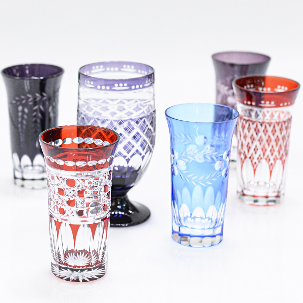 根本硝子工芸】絶対手に入れる！「超豪華！江戸切子3点セット」 | 藤巻