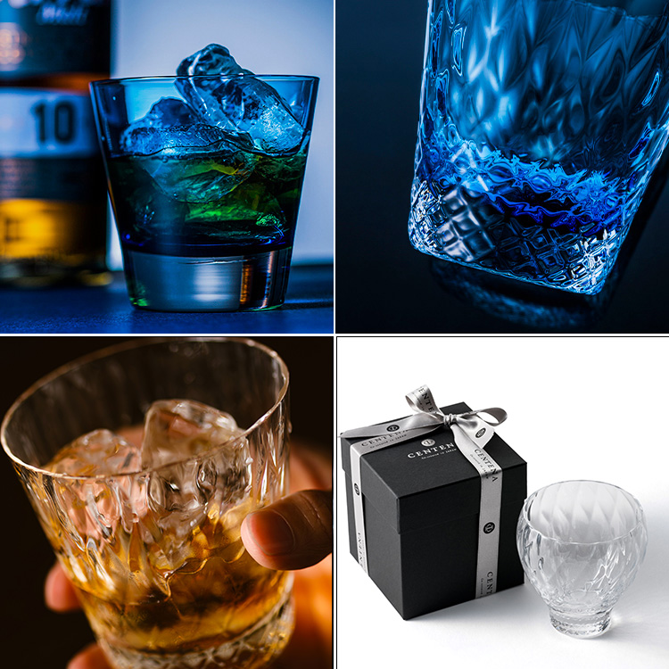 CENTENA】クリスタルグラス「GOKAN」Fujimaki Blue | 藤巻百貨店