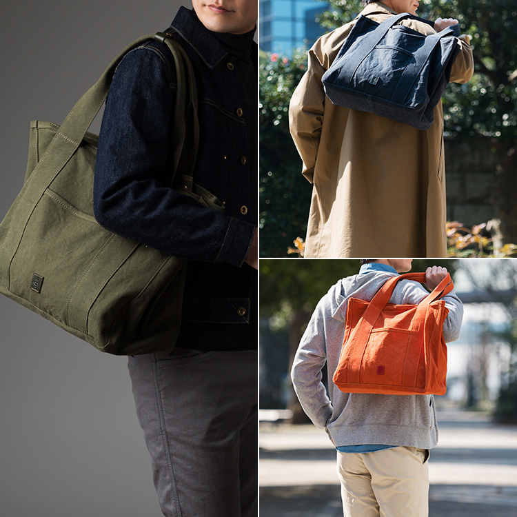 BAGGY'S ANNEX】アーミーダック 仕切りビッグトート LGRN-4022 | 藤巻