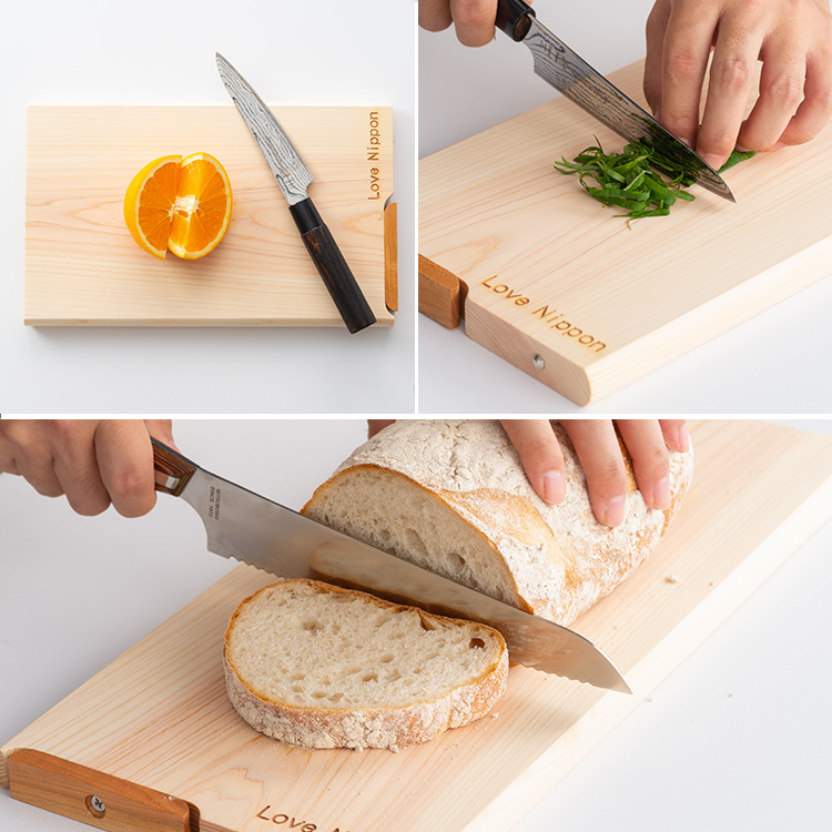 土佐龍】四万十ひのきの一枚まな板 スタンド付き 2cm厚 | 藤巻百貨店