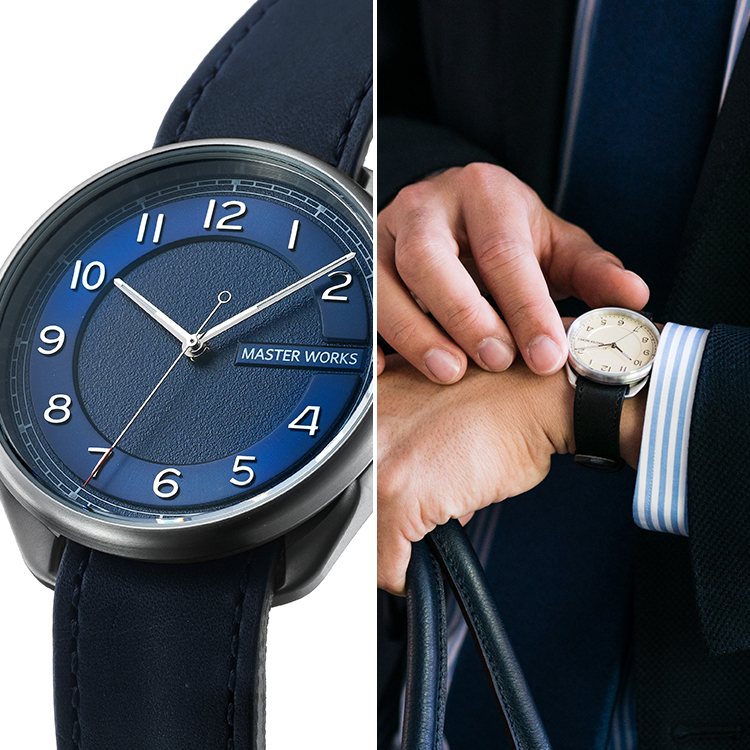 MASTER WORKS】Quattro/003 三針腕時計 | 藤巻百貨店