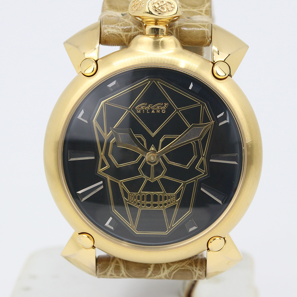 買取 質屋 藤千商店 GaGa MILANO ガガミラノ 500本限定 マヌアーレ45MM