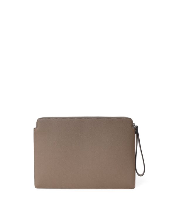 Leather clutch bag A4 / FUJITAKA official / Genuine leather