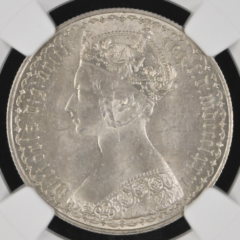 コレクション】1881年 ヴィクトリア女王 フローリン銀貨 | 「目指せ