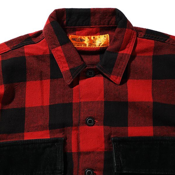 CHALLENGER [チャレンジャー] L/S BUFFALO CHECK SHIRT ロングスリーブ