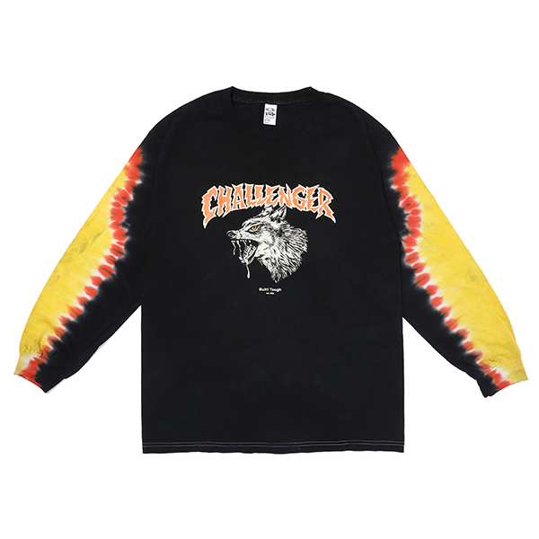CHALLENGER [チャレンジャー] L/S TIE DYE ZOMBIE WOLF TEE ロング