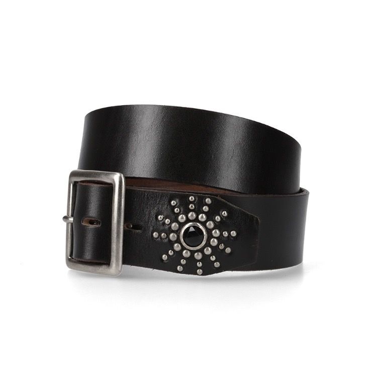 HTC [エイチティーシー] Belt End Only #SB13 Stone 17.5 [BLACK