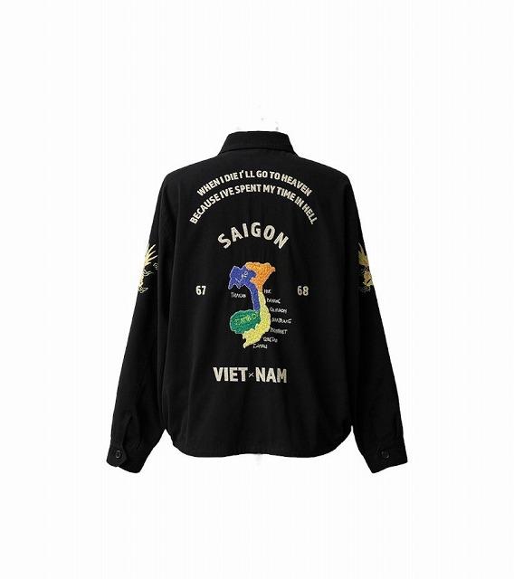 WAIPER [ワイパー] SOUVENIR VIETNAM JACKET (BLACK,BROWN) ベトナム
