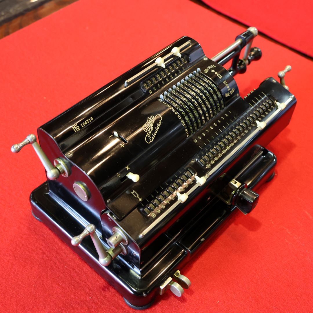 レトロ Tigers 計算機 タイガー計算機の手回式計算機