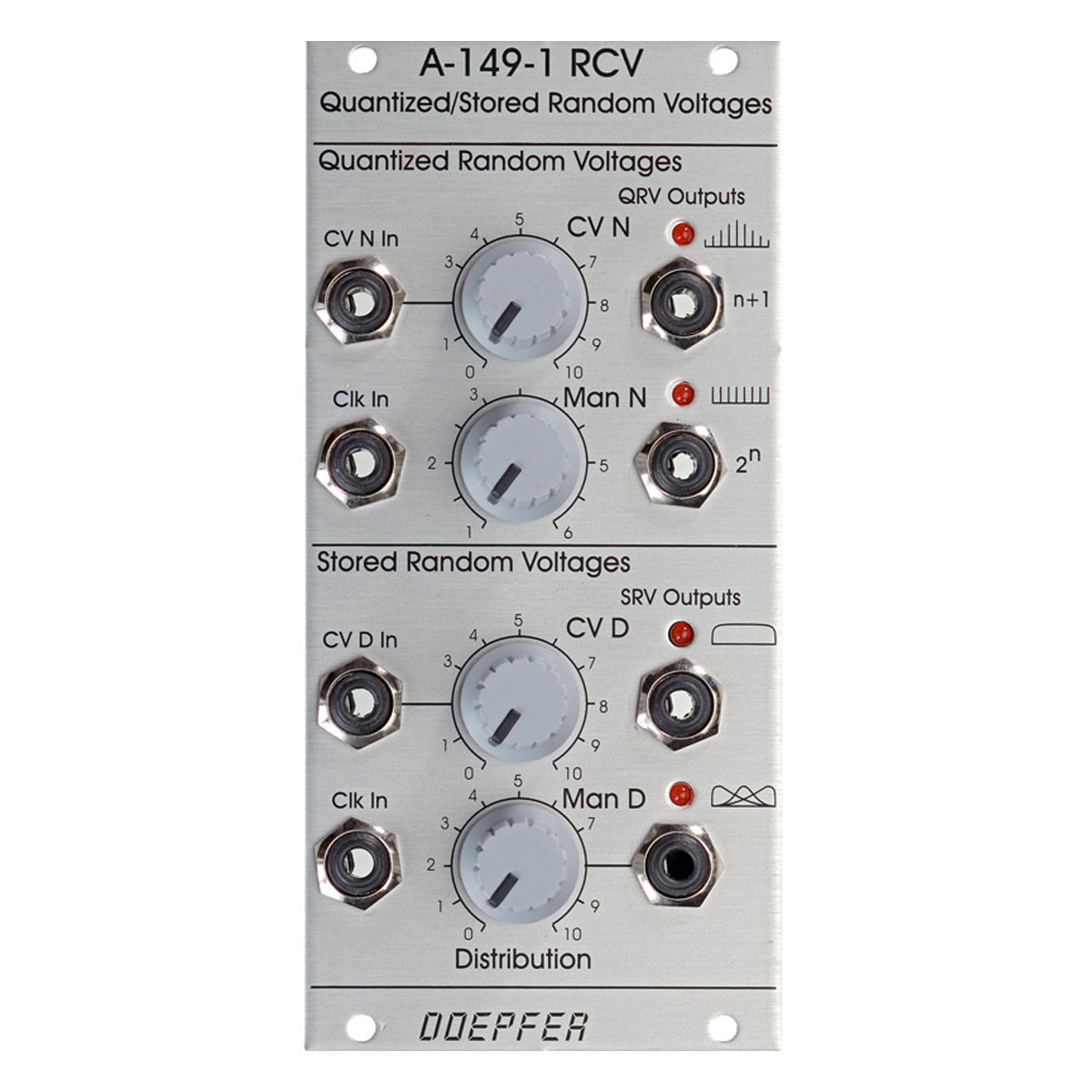 A-149-1 RCV Quantized/Stored Random Voltages - A-100 Eurorack