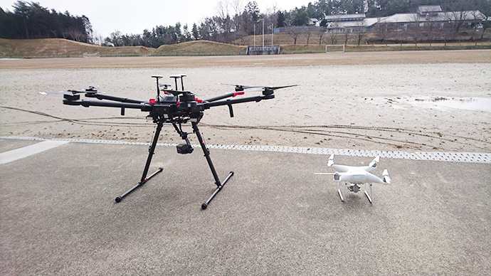 高性能産業用ドローン「Matrice 600 Pro」とパワフルなズームカメラ