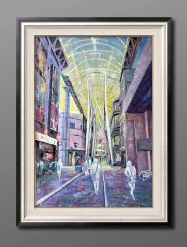 人と建物の風景を描く” 風景画作品集 油彩、アクリル画 - 絵画で