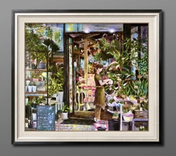 人と建物の風景を描く” 風景画作品集 油彩、アクリル画 - 絵画で