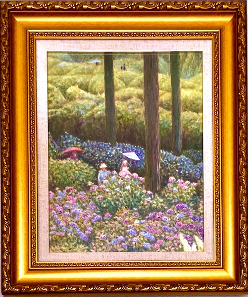 夏の花を巡って風景画”油彩で月ごとにカラフルな風景を描く - 絵画で