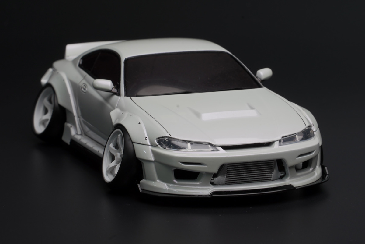 DDLABO Widebody kit V1 for MZN229 MINI-Z S15 Silvia / ワイドボディ
