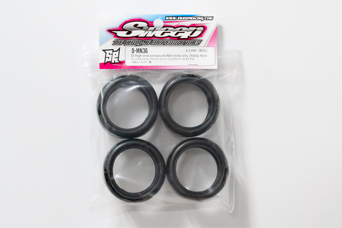 Sweep D-ハイエンドコンパウンドミニツーリングタイヤ36 4個入