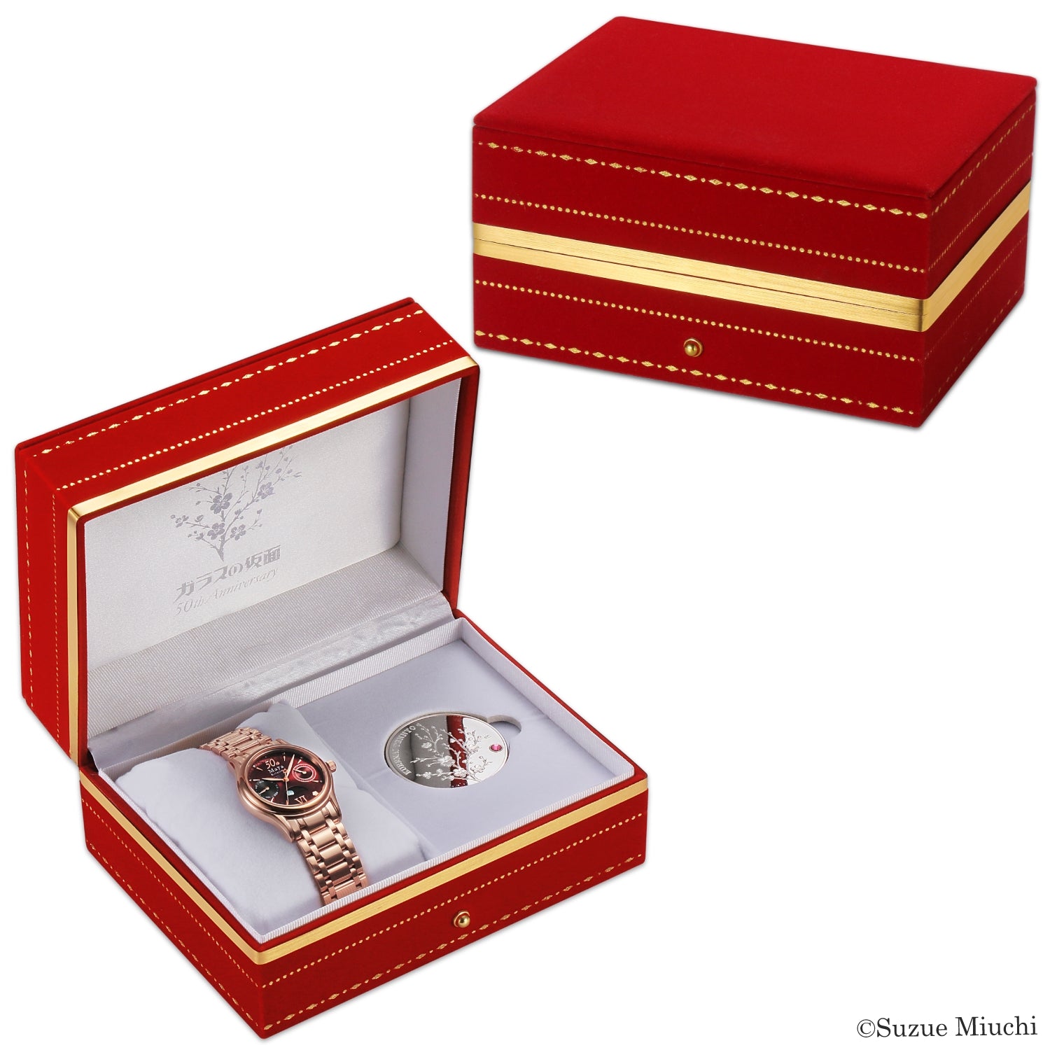 ガラスの仮面』連載50周年記念 アニバーサリーウォッチ 北島マヤモデル