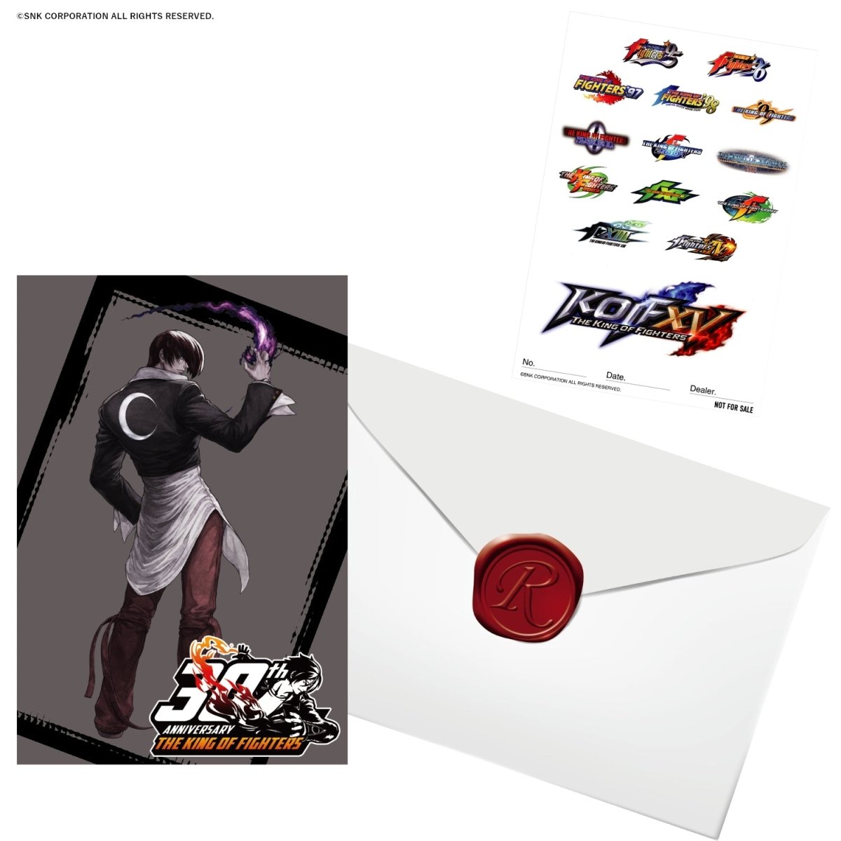 THE KING OF FIGHTERS 30TH ANNIVERSARY Chronograph Wristwatch Iori Yaga