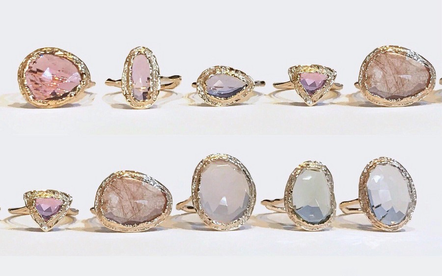 conoa コノア K10 天然石 リング 7.5〜8号 conoa コノア K10 天然石