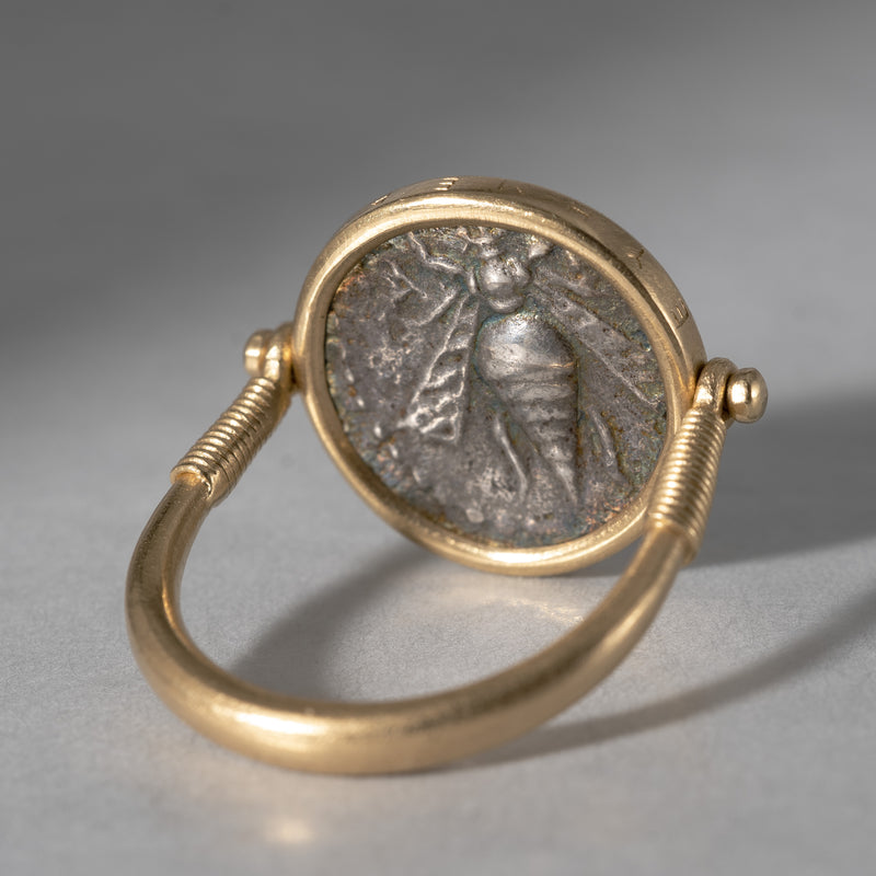 studio SOIL / 古代銀貨リング『蜜蜂/鹿』AC-RG1 – Fuligo / Fuligoshed