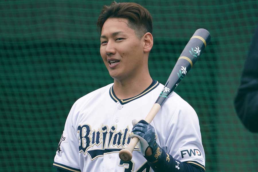 オリ吉田正にアクシデント発生 上半身のコンディション不良で3回で交代