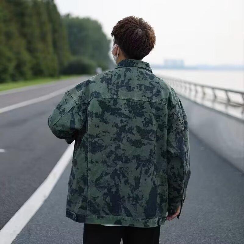 迷彩柄オーバーサイズジャケット ミリタリージャケット メンズ