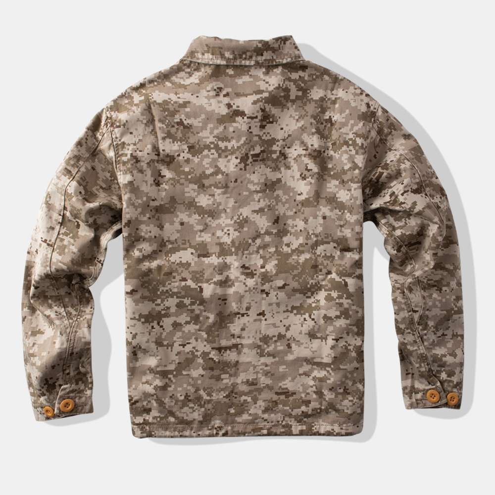 ミリタリー デジタル迷彩 フィールドジャケット m65 m-65タイプ