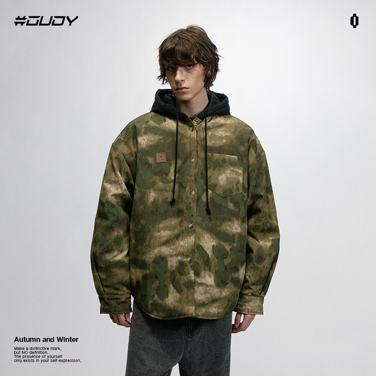 ミリタリージャケット ミリタリー迷彩シャツジャケット メンズ