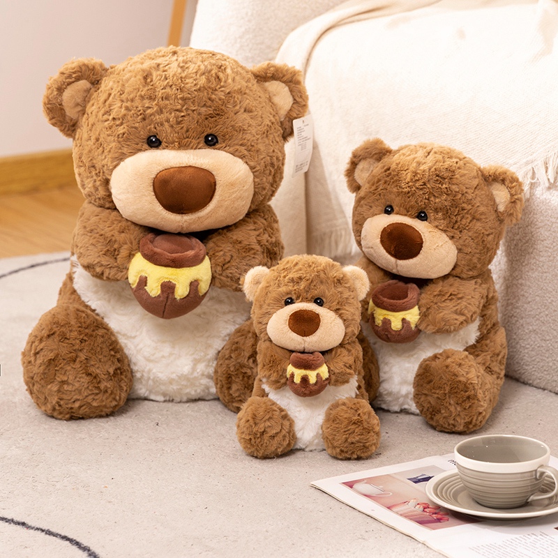 くまぬいぐるみ はちみつ大好き親子くま くま|くまぬいぐるみ専門通販