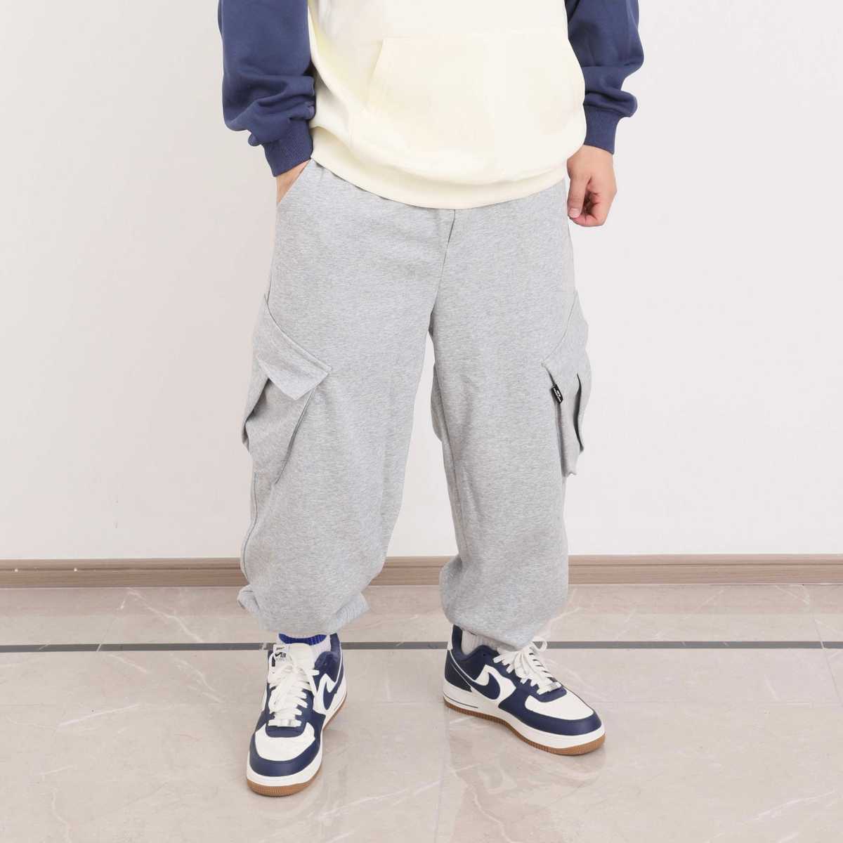 カーゴパンツ ゆったりカーゴスウェットパンツ 男性用|カーゴパンツ