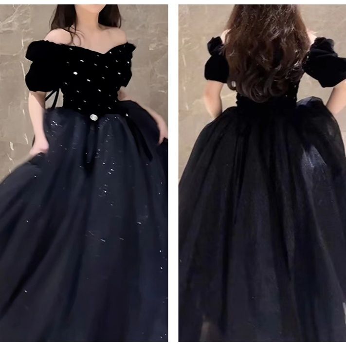 社交ダンス煌めきパール装飾セットアップロングドレス ヨーロッパ|社交