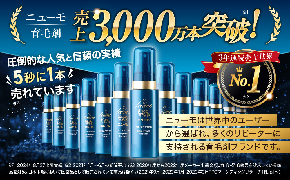 ニューモ薬用育毛剤×3本セット ニューモ 3本セット 育毛剤 公式通販