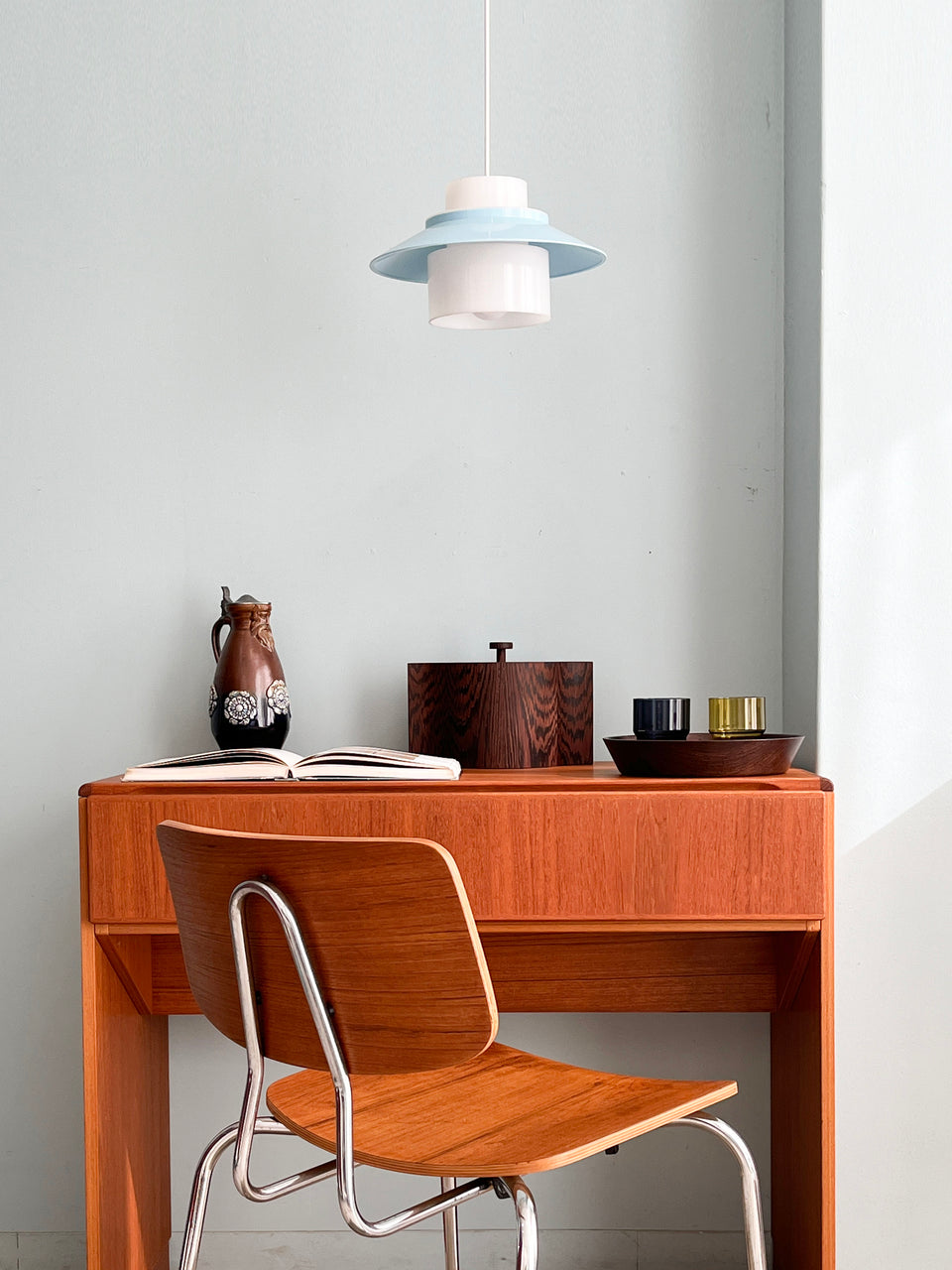 デンマークヴィンテージ アイスバスケット ウェンジ材 北欧インテリア